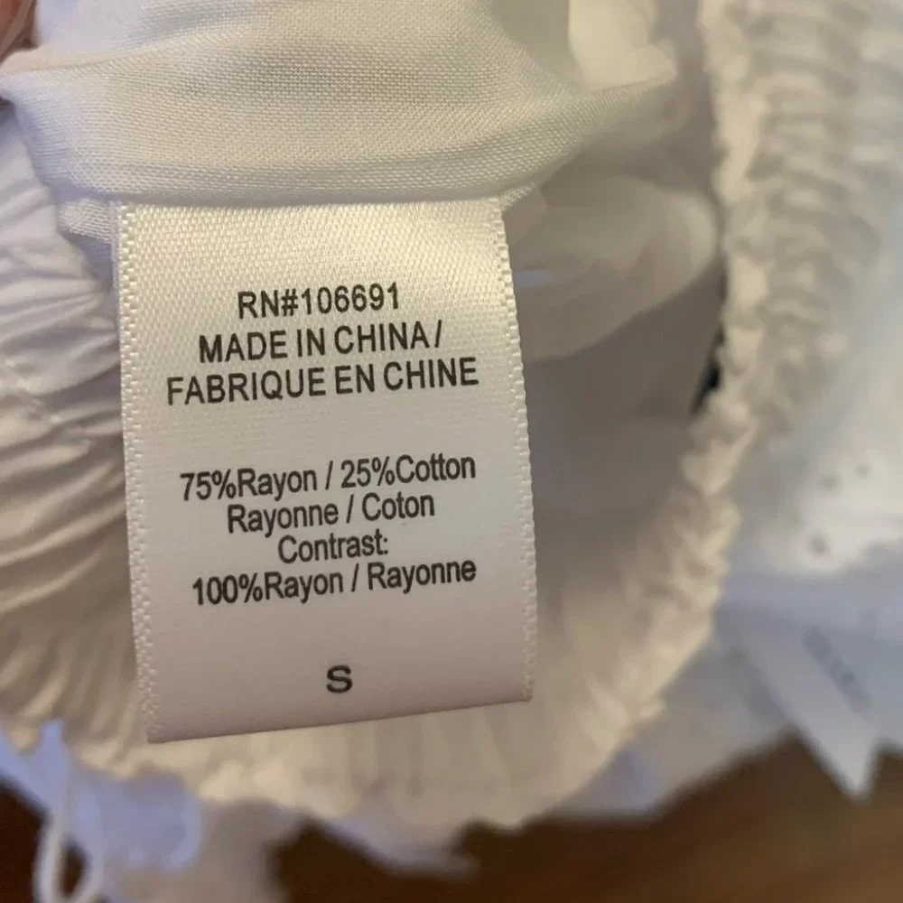 Young Fabulous & Broke Eyelet White Pants
